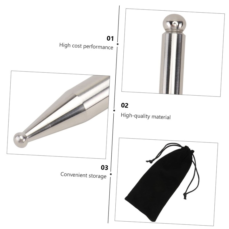 Anneome Deep Tissue Foot Massager Pen Stainless Steel Bar for