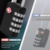 Diyife TSA Luggage Locks, [Updated Version][4 Packs] 4-Digit Security Padlock,