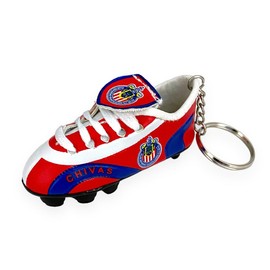 Generic Mini Soccer Team Shoe Cleat Boot Keychain Futbol Sports Accessory Collectible (CHI, 2 Pack)
