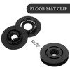 iplusmile 4pcs Car Floor Mat Retainer Clips Anti- Holder for