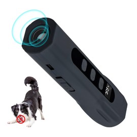Mcbazel Anti-Bark Ultrasonic Device, Anti Bell Device Dogs 30 Feet with Torch for Dogs