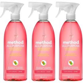 Method All-Purpose Natural Surface Cleaner Pink Grapefruit 28 Fl Oz Pack of 3
