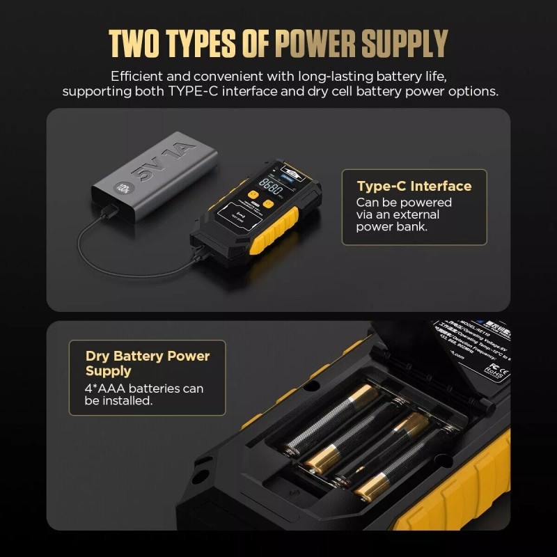AUTOOL Remote Key Frequency Tester 315/433/868/902MHZ Digital Infrared Signal Detector
