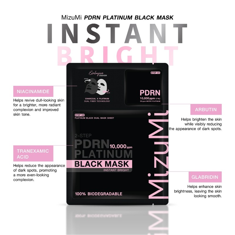 MizuMi PDRN Platinum Black Mask
