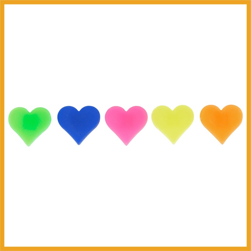Partuto 70pcs Bicycle Wheel Spoke Bead Heart Shaped Bead Clip