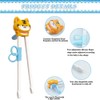 Quimoy 2 Pairs Chopsticks for Kids, Automatic Rebound Kids Chopsticks