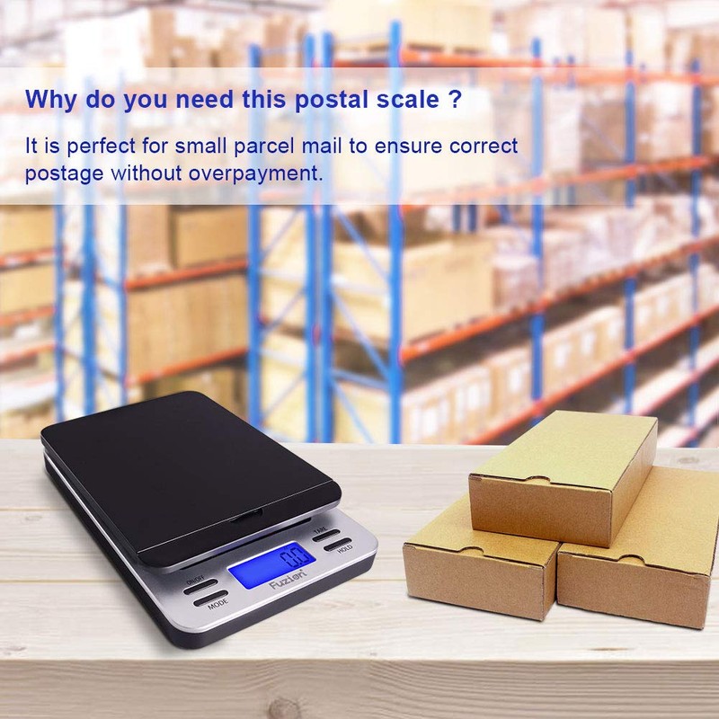 Fuzion Shipping Scale, Accurate Digital Postal Scale 86 lb/0.1 oz