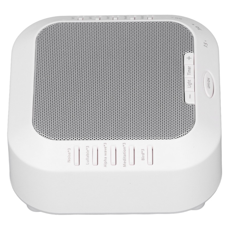 White Noise Machine 28 Sounds Portable Night Light Music Timing