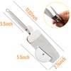 K KIRKWOOD KITCHEN Pizza Cutter, 3-in-1 Stainless Steel Pizza Cutter