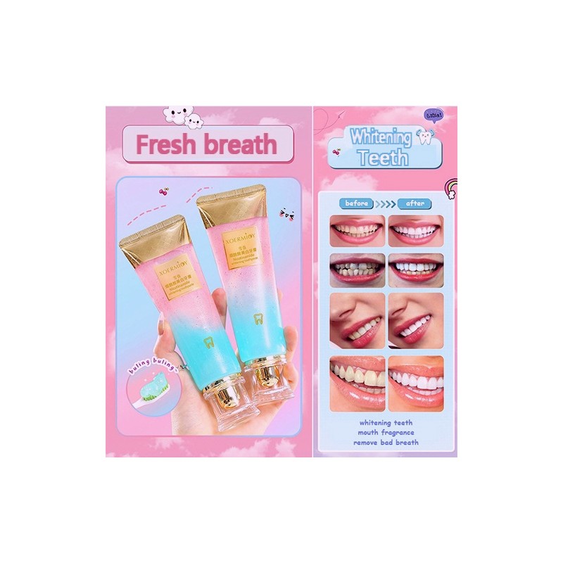Nicotinamide Teeth Whitening toothpaste Remove Tartar Pemutih gigi kuning pembersih
