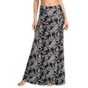 Urban CoCo Women's Stylish Spandex Comfy Fold-Over Flare Long Maxi
