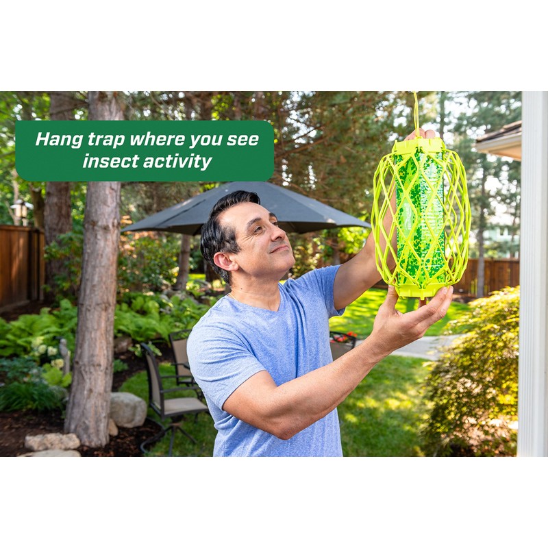 RESCUE! VisiLure® TrapStik for Wasps, Mud Daubers, Carpenter Bees –