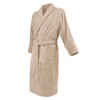 Celodoro Bathrobe for Men and Women, Pure Cotton, beige