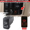 LUC Type-A/C Premium USB Charger Adapter Switch For Toyota Tundra