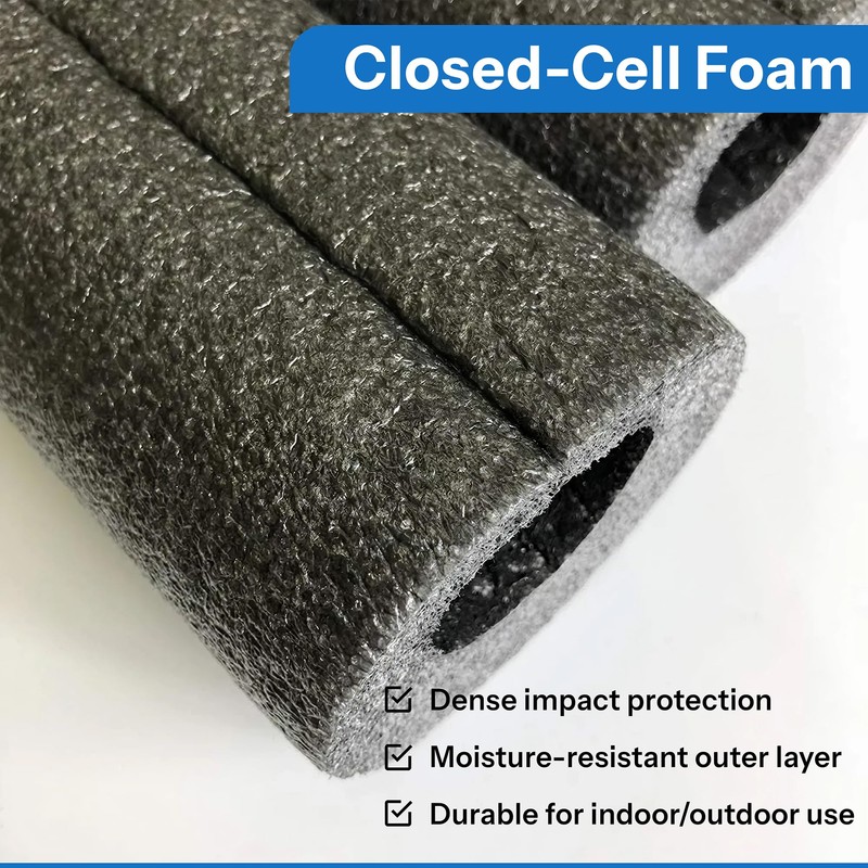 Oodles of Noodles Black Foam Roll Bar Padding - 3