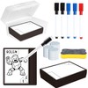 66 PCS Dry Erase Gaming Tokens Set: 30 Double-Sided Blank