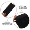 TEHAUX Watch Band Organizer Lambskin Watch Storage Case Black Watch