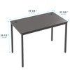 EUREKA ERGONOMIC 39 Inch Small Black Home Office Computer Desk,