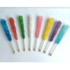 Classic Rock Candy Sticks, Sugar Rock Crystal Lollipops, Individually Wrapped