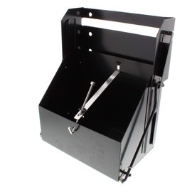 Drop-Out/Dropout Battery Box, Black Powder Coated Steel