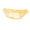 PAPSTAR 50 Finger Food Bowls, Pure Wood, 14 cm x