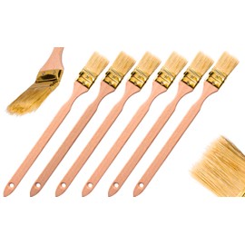 ToolSpace Curved Calorie Binding Brush | Radiator Brush | Width 36mm | Total Length: 34cm | Bristles: Dense, Natural Bristles | Handle: Beech Wood | Pack of 6