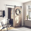 SMARTSTANDARD 6.8FT Barn Door Hardware Kit, Sliding Barn Door Track