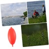 Kisangel 20pcs Throw Fishing Floats Red for Enhanced Sensitivity Observation