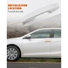 Vudajuley Exterior Door Handle White Front Left Drive Side Fit