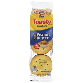 Lance Toast Toasty Peanut Butter Crackers 40 Pack Box, 51.4 Ounce
