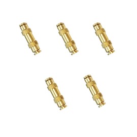 TL TOOLEGIN Push to Connect Fittings 5/32 Inch Tube OD Pneumatic Fittings DOT Air Fittings Air Line Fittings Air Hose Fittings Air Compressor Quick Connect Fittings Air Brake Line Fittings 5pcs