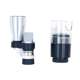 2-in-1 ZONADAH Mini Monocular Telescope and Microscope, Aluminum Alloy Adjustable and Portable and Waterproof for Outdoor Sports Bird Whale Watching Hunting Hiking Fishing Camping