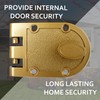 NU-SET 2120-3 Jimmy Proof Style Inter Locking Deadbolt Lock with