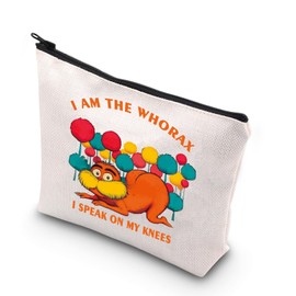 JNIAP Book Lover Makeup Bag Book Character Gifts I Am The Whorax I Speak On My Knees Gifts, MY KNEES mb, Fit