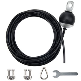 Anglekai Fitness Pulley Cable 315 Inch, Adjustable Home Gym Cable Pulley System Replacement Fitness Cable for Pulley Machine Accessories, Thick 5mm Heavy Duty Pulley Cable for Home Gym (315inches)