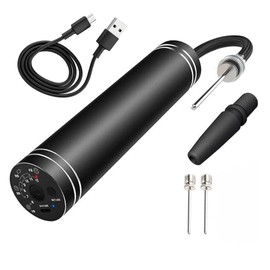 Fast Electric Ball Pump - Smart Air Pump with Needle for Football, Basketball, Rugby, Volleyball, Beach Balls, Netballs - Quick Inflation & Accurate PSI Measurement