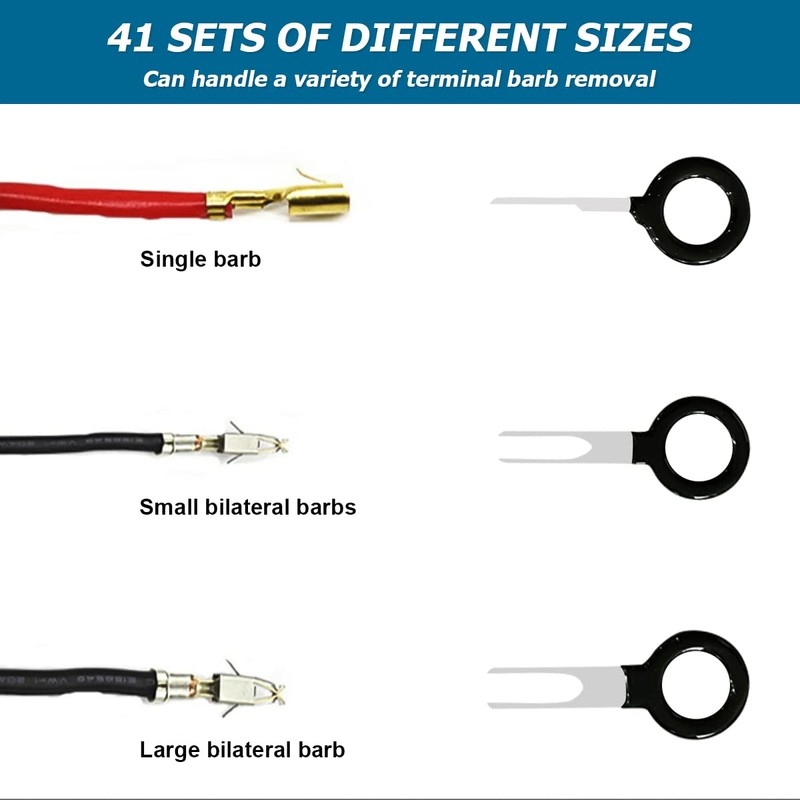 JNNJ 82-Piece Set for Removing Connectors for Cars, Car Cable
