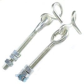 2 Swing Hooks M12 x 145 mm / 250 mm for Swing Seat Ceiling Mounts