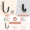 Wall Hooks for Hanging, Large Coat Hooks Wall Mount, Heavy
