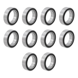T Tulead 6700-2RS Ball Bearing Steel Deep Groove Ball Bearing 15x10x4mm Double Rubber Seal Bearings Pack of 10