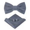 HOULIFE Men's Bow Tie Set - Adjustable Velvet Bow Tie,