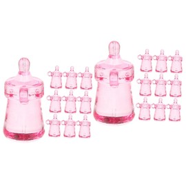 Gadpiparty 2sets Miniature Baby Bottle Toys Acrylic Baby Bottle Model Unique Baby Shower Decor Boys and Girls 30pcs*2