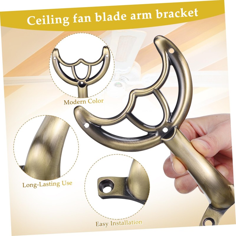 Cabilock Fan Blade Support Rod Replacement Ceiling Fan Brackets 6.69X4.33X1.77