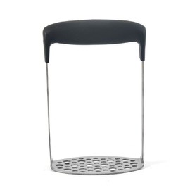 AIMALL Stainless Steel Potato Masher Vegetable Tool with Ergonomic Handle Heat-Resistant Kitchen Press for Rice and Vegetables 7.1x4.4x2.9 Inch