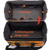 TOPXUAN Tool Bag16 Inch, Heavy Duty Waterproof Orange Tool Organizer