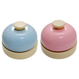 Versatile Round Color Call Bell Board Game Bell Pink 5ea