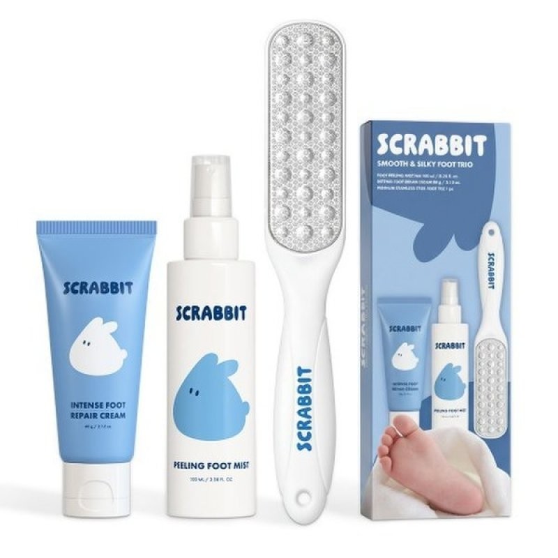 Scrabbit Foot Callus Eraser + Callus Softener + Foot File