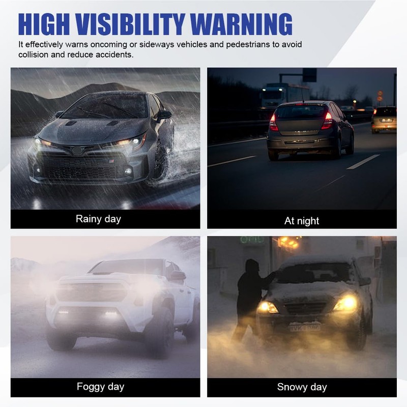 59 Inch Car Hood Light Strip, Flexible Daytime LED Running