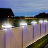 Solar Post Cap Lights 160Lumen, 4x4 Fence Post Caps Solar