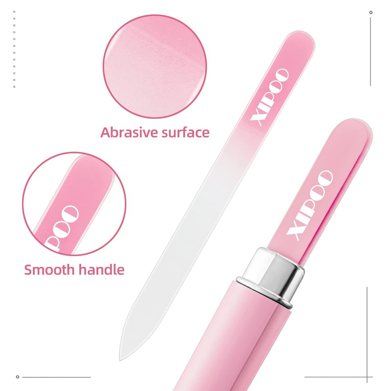 Nail File Glass Nail File 3 Pack Premium Glass Nail